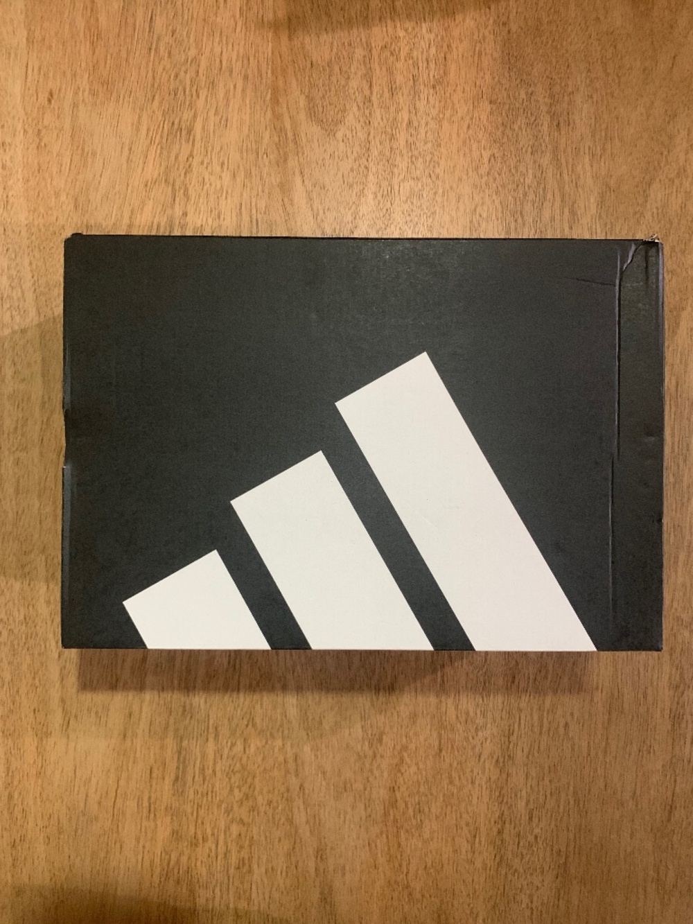 Adidas Sneaker Shoe Black White Logo Empty Box
